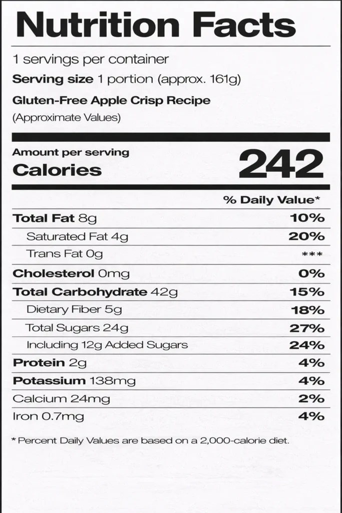 Healthy Apple Crisp Recipe