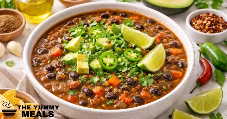 Spicy Black Bean Soup