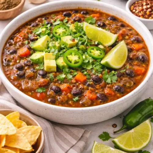 Spicy Black Bean Soup