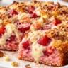 Strawberry Earthquake Cake