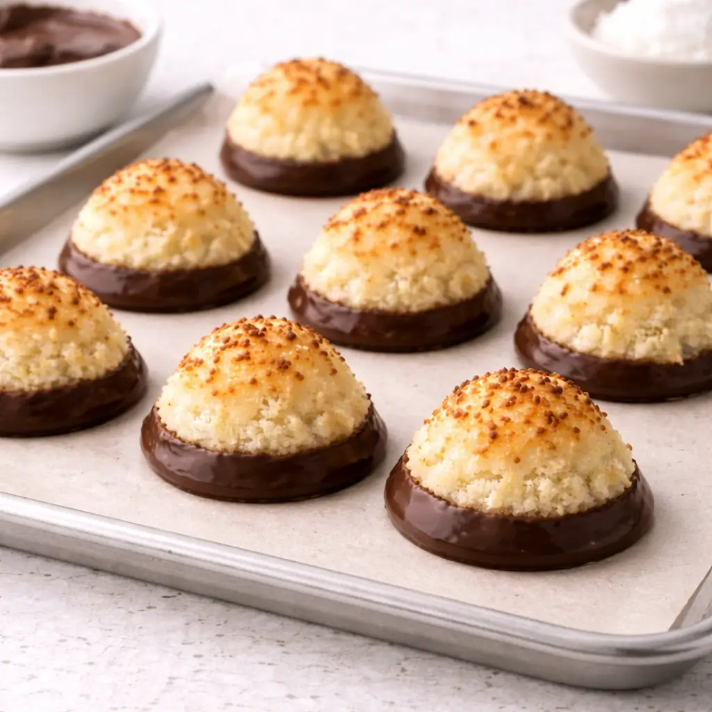 Chocolate Coconut Macaroons