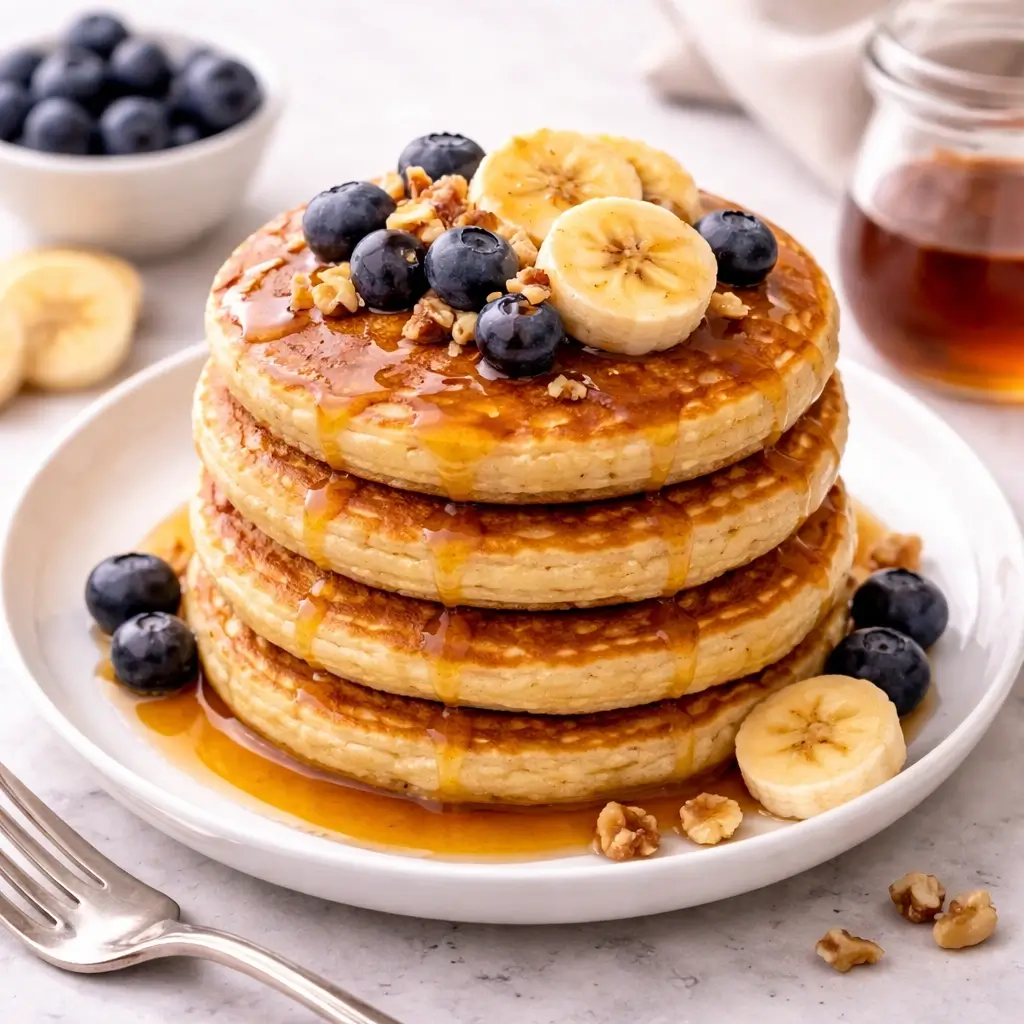 Banana Almond Flour Pancakes
