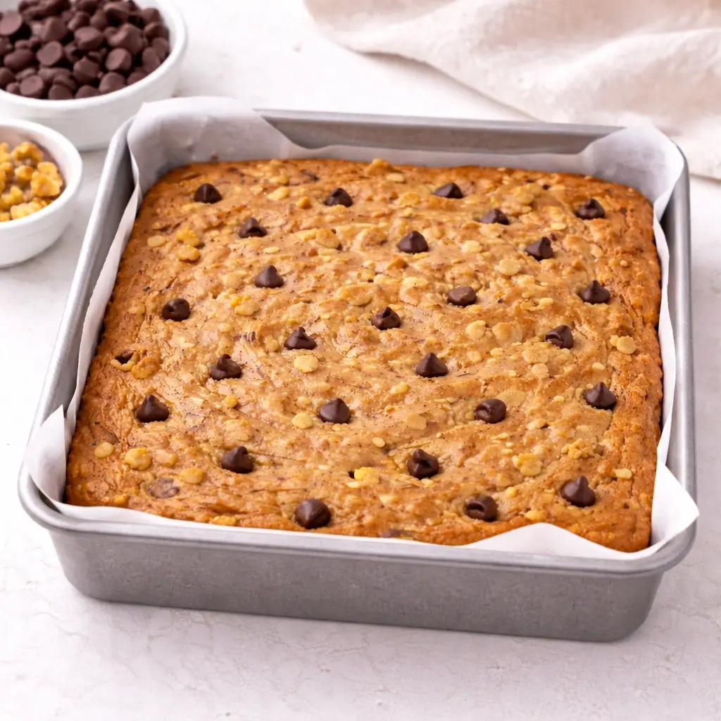Coffee Chocolate Chip Blondies​