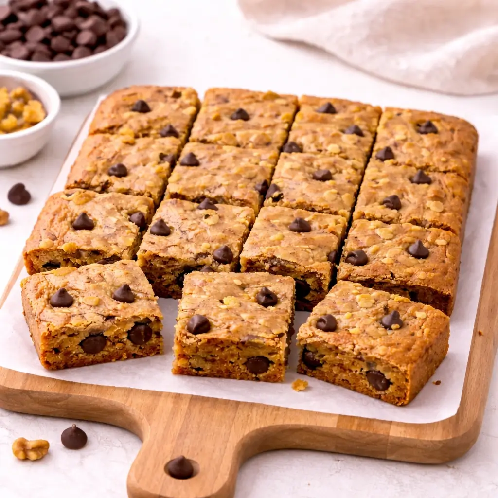 Coffee Chocolate Chip Blondies