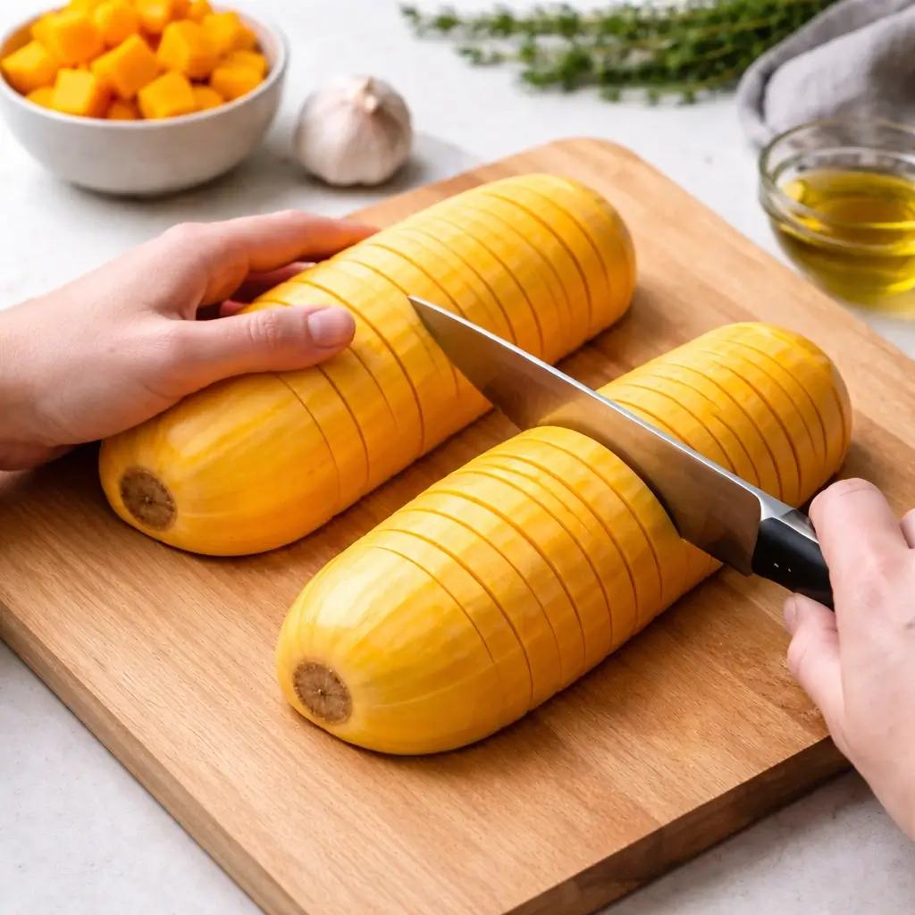 Hasselback Butternut Squash