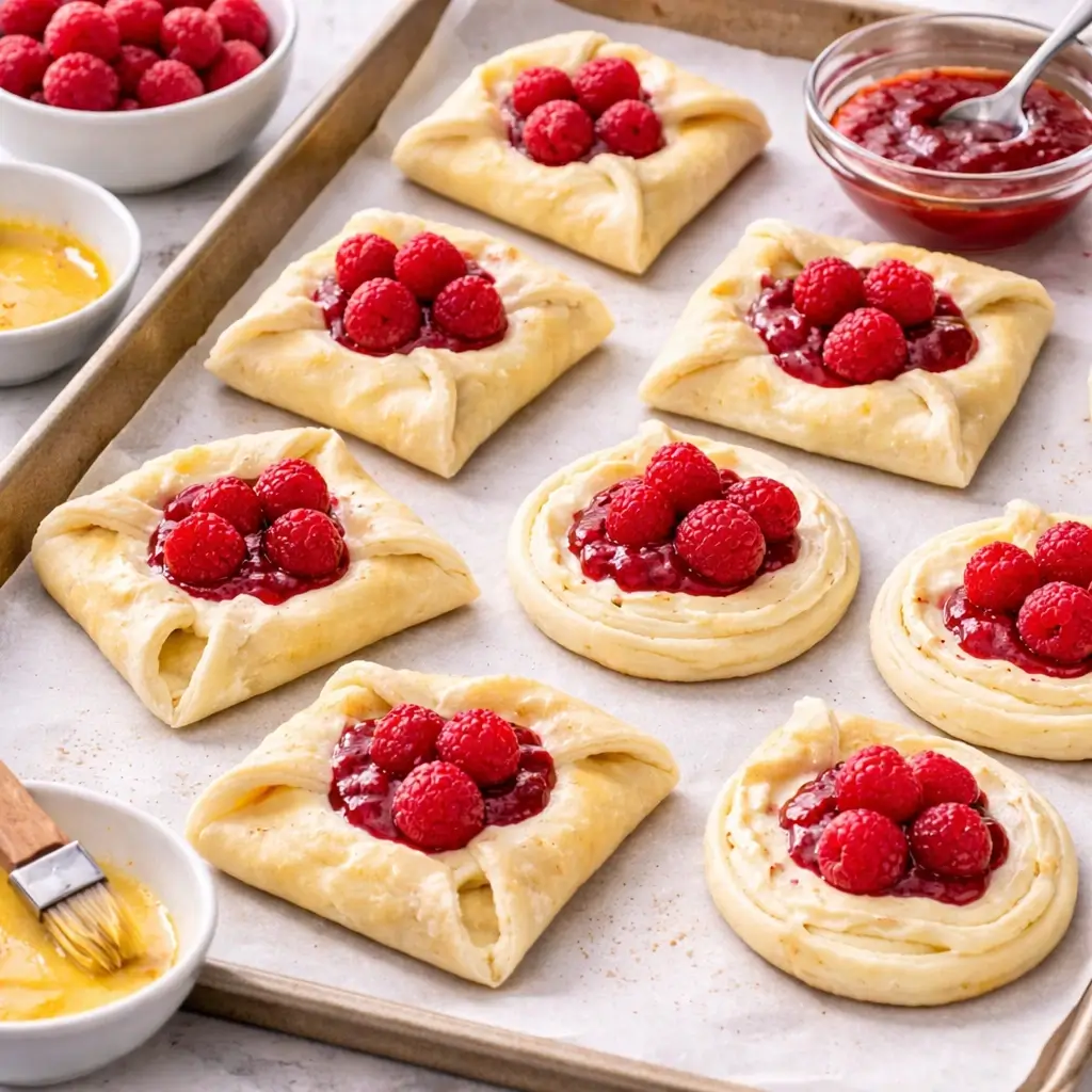 Raspberry Cheese Danish