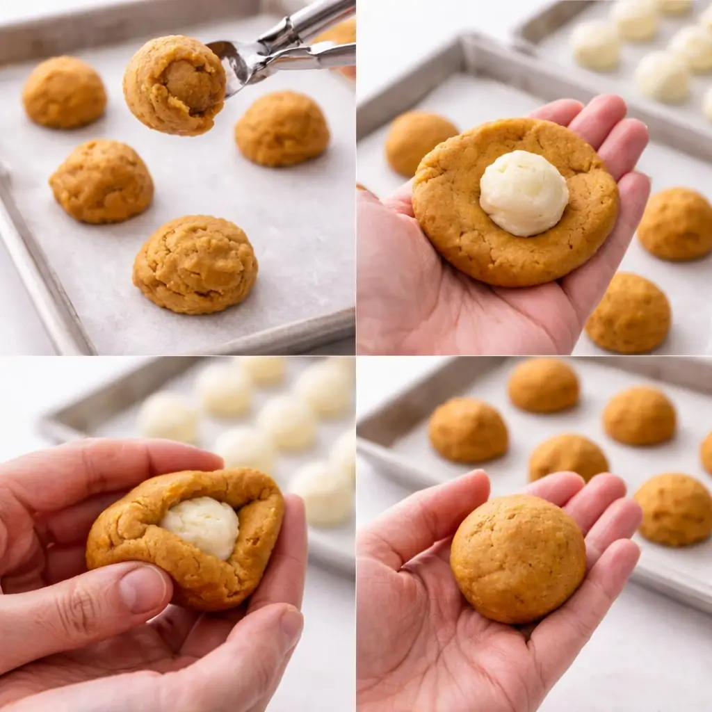 Pumpkin Cheesecake Cookies