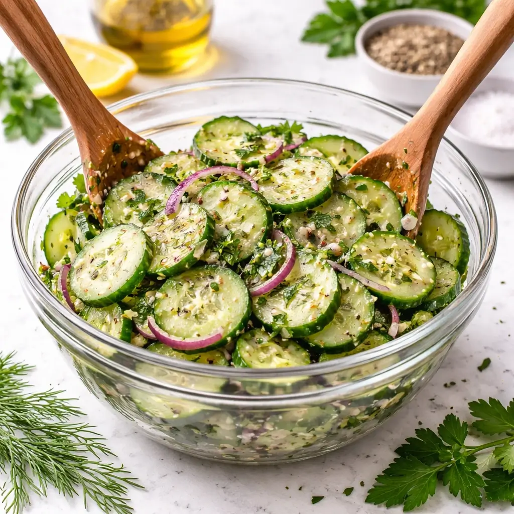 Healthy Cucumber Salad