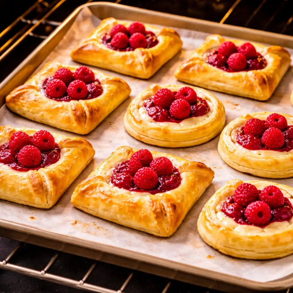 Raspberry Cheese Danish