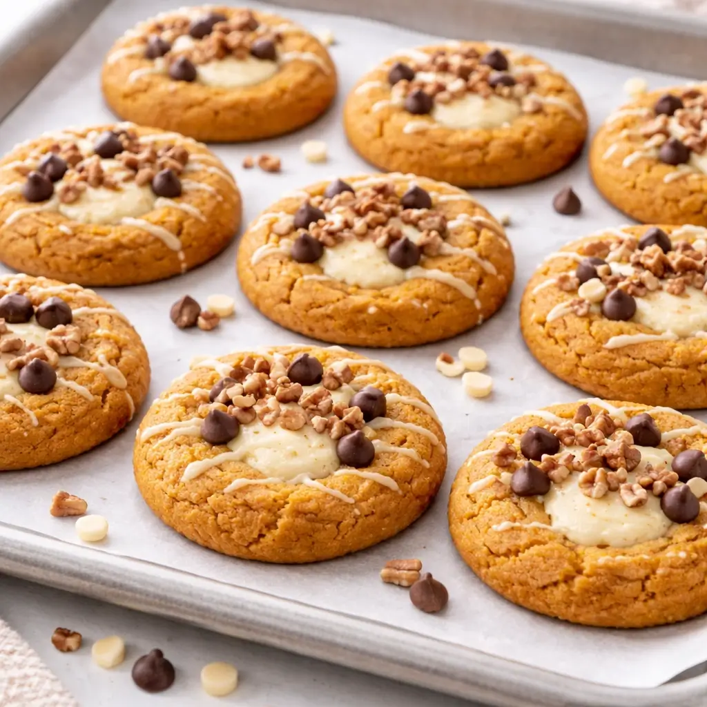 Pumpkin Cheesecake Cookies