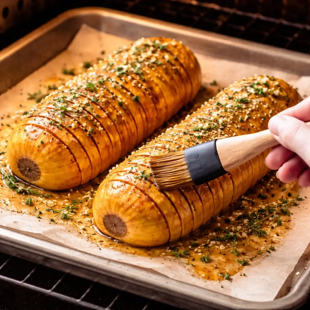 Hasselback Butternut Squash