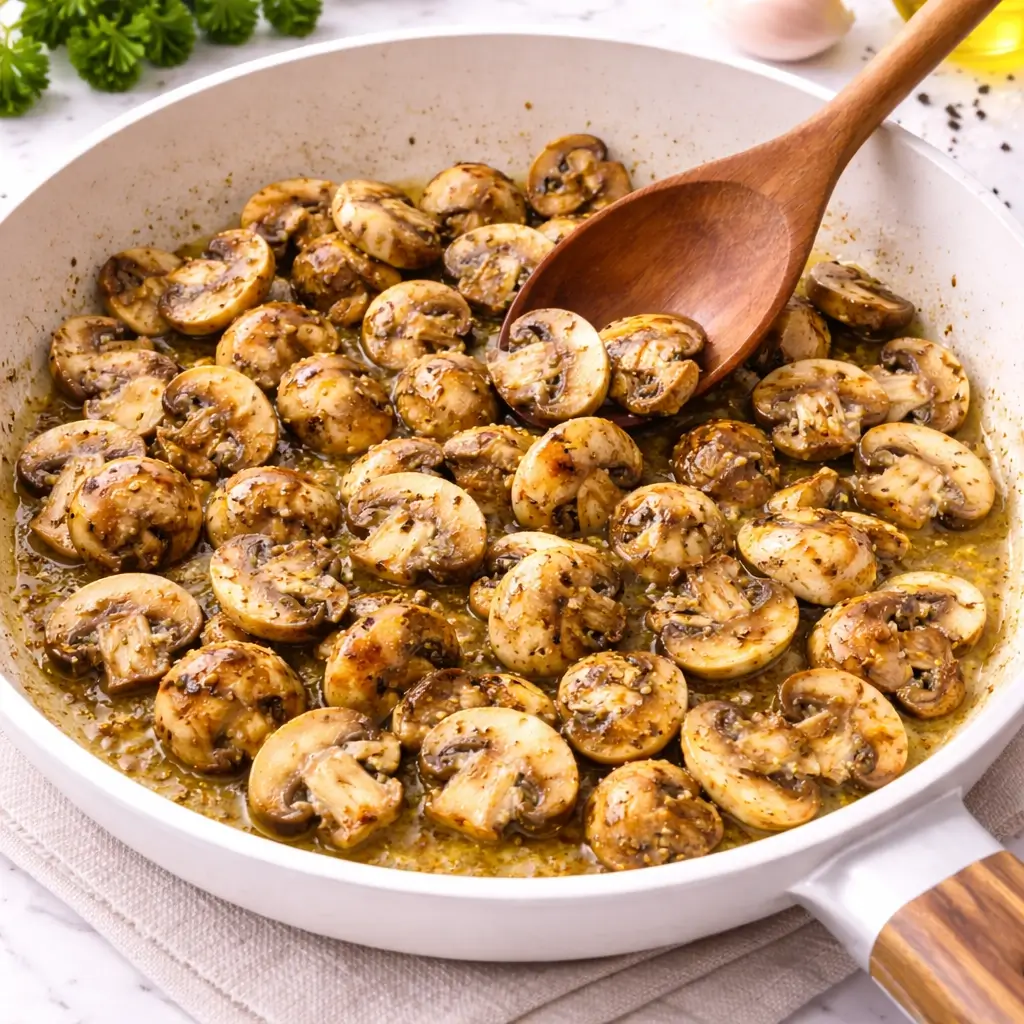 Creamy Garlic Mushrooms