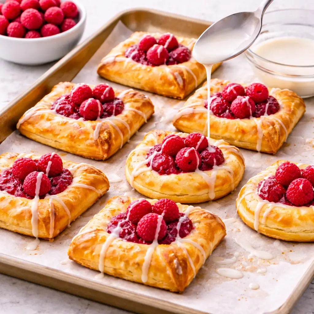 Raspberry Cheese Danish