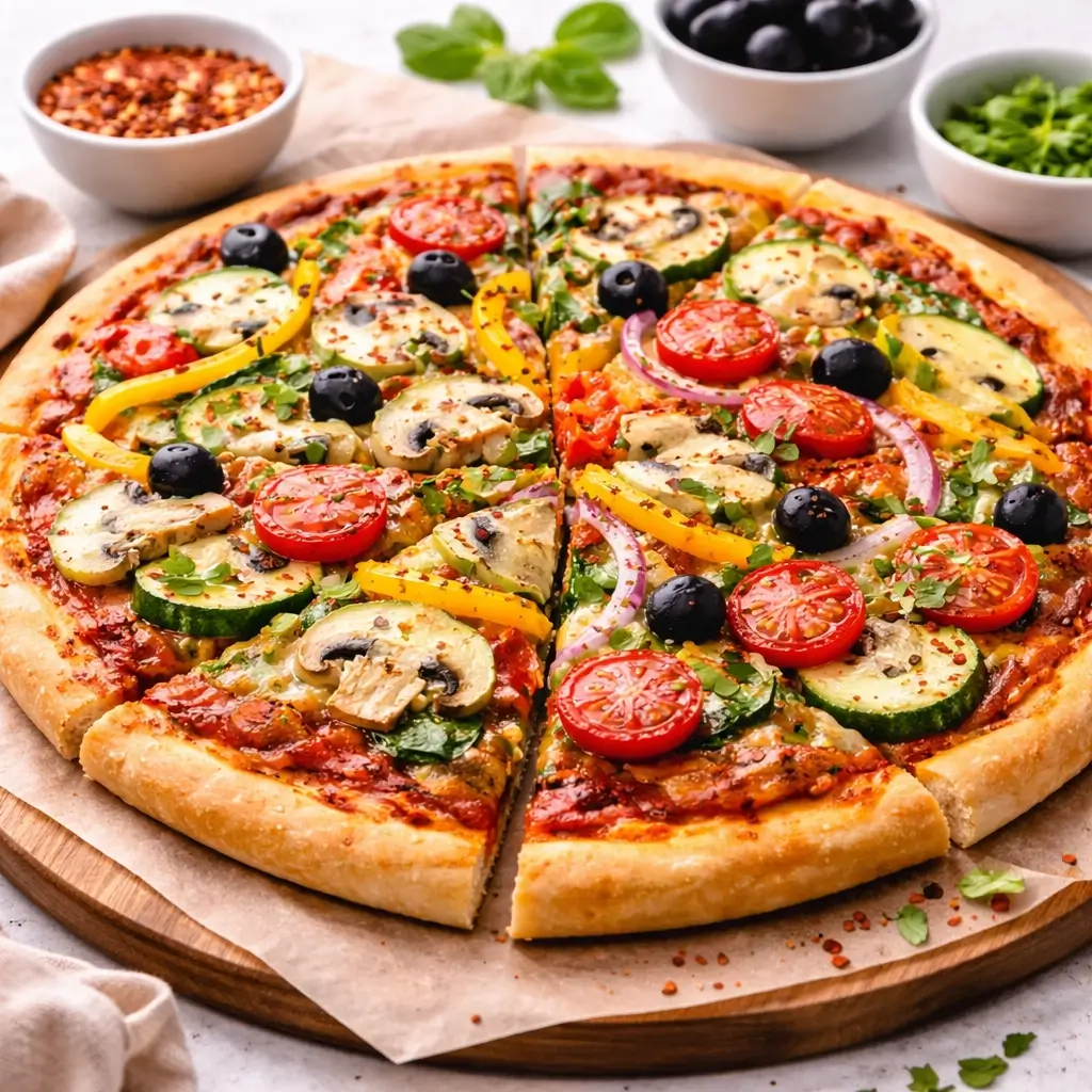 Vegan Veggie Pizza