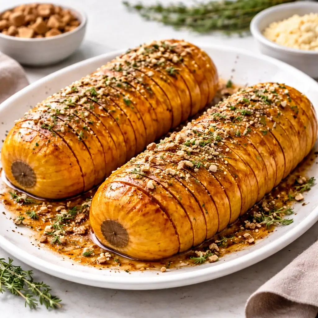 Hasselback Butternut Squash