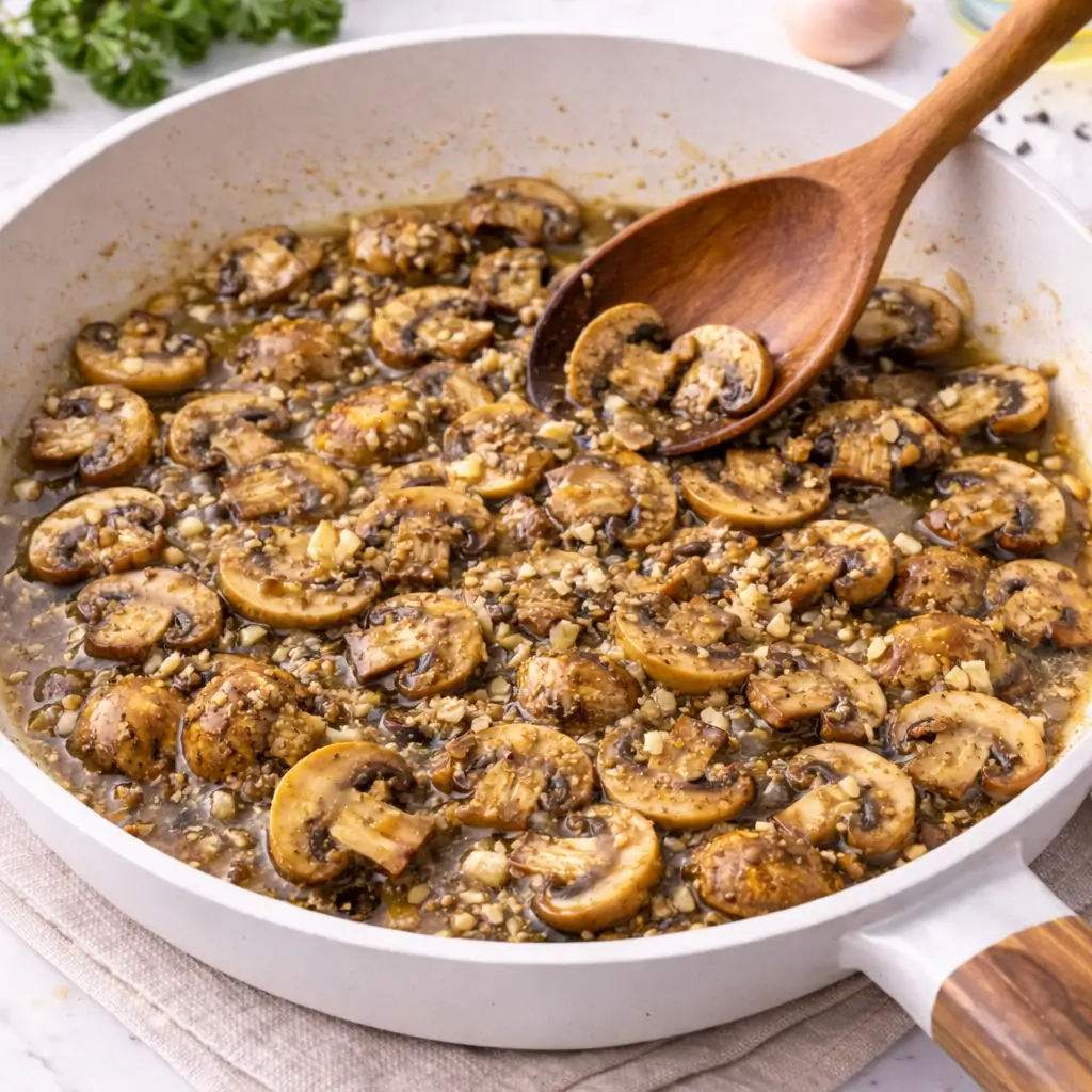 Creamy Garlic Mushrooms
