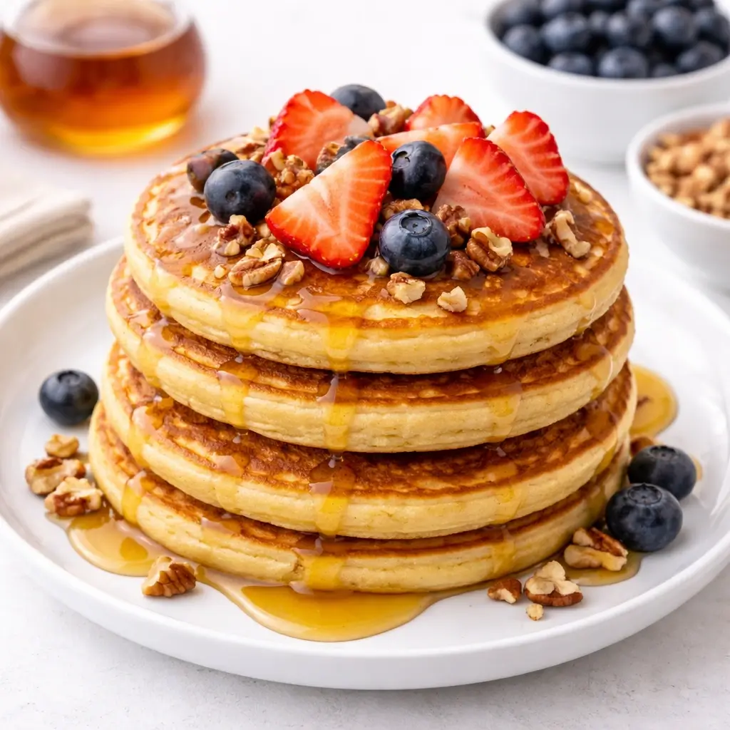 Cottage Cheese Almond Flour Pancakes