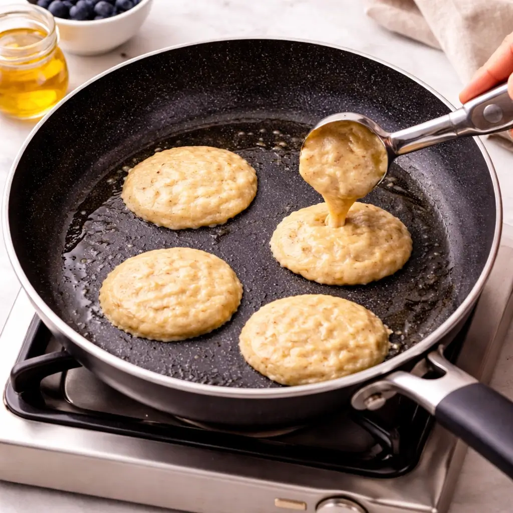 Banana Almond Flour Pancakes