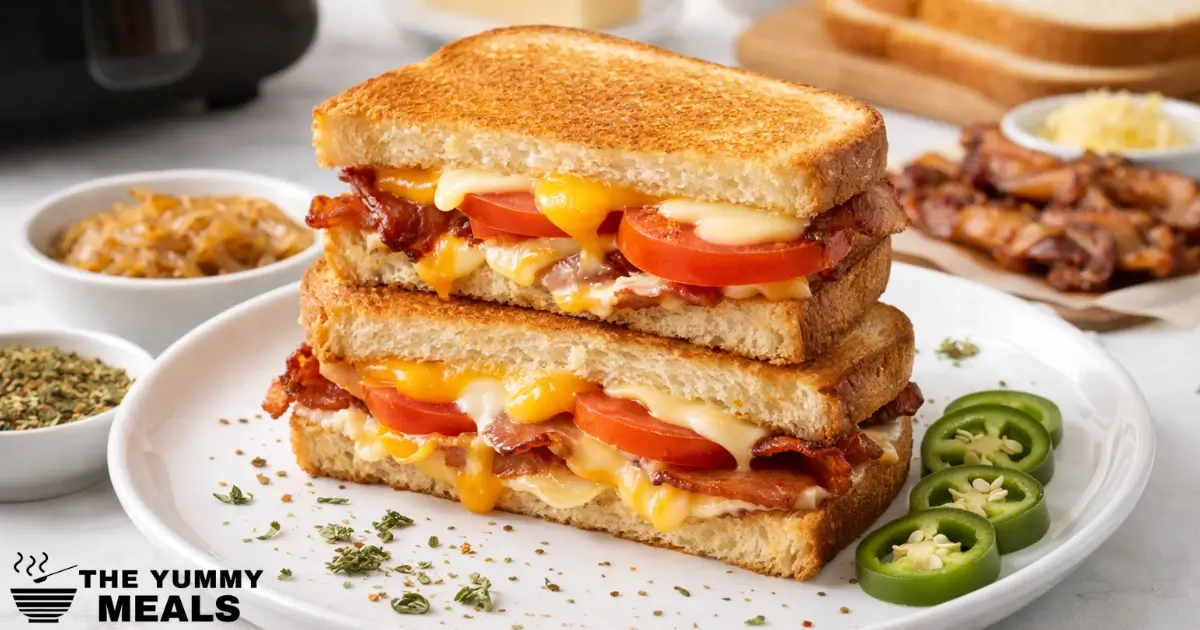 Air Fryer Grilled Cheese Sandwich Recipe