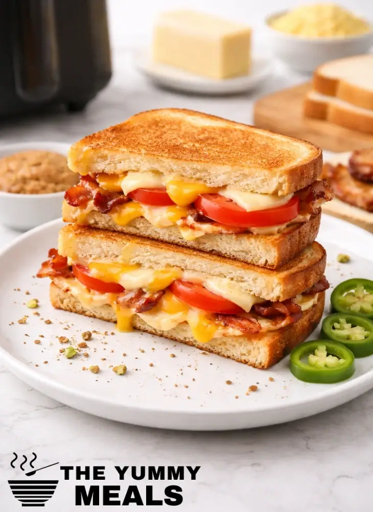 Air Fryer Grilled Cheese Sandwich Recipe