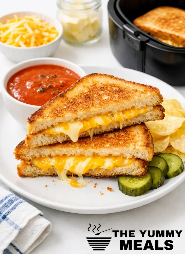 Air Fryer Grilled Cheese Sandwich Recipe