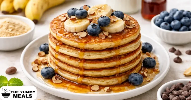 Banana Almond Flour Pancakes