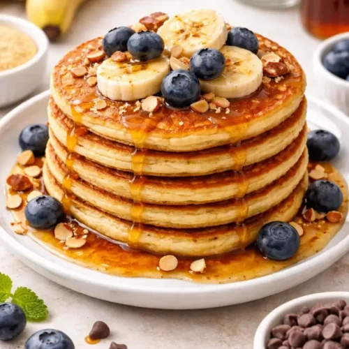 Banana Almond Flour Pancakes