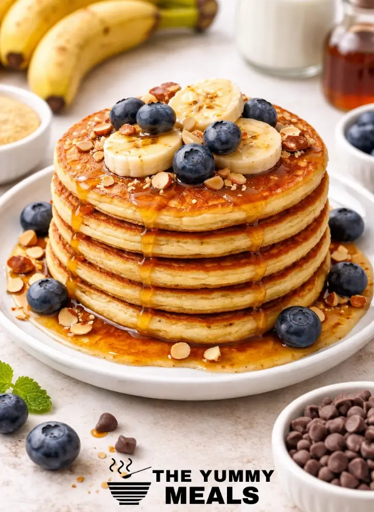 Banana Almond Flour Pancakes