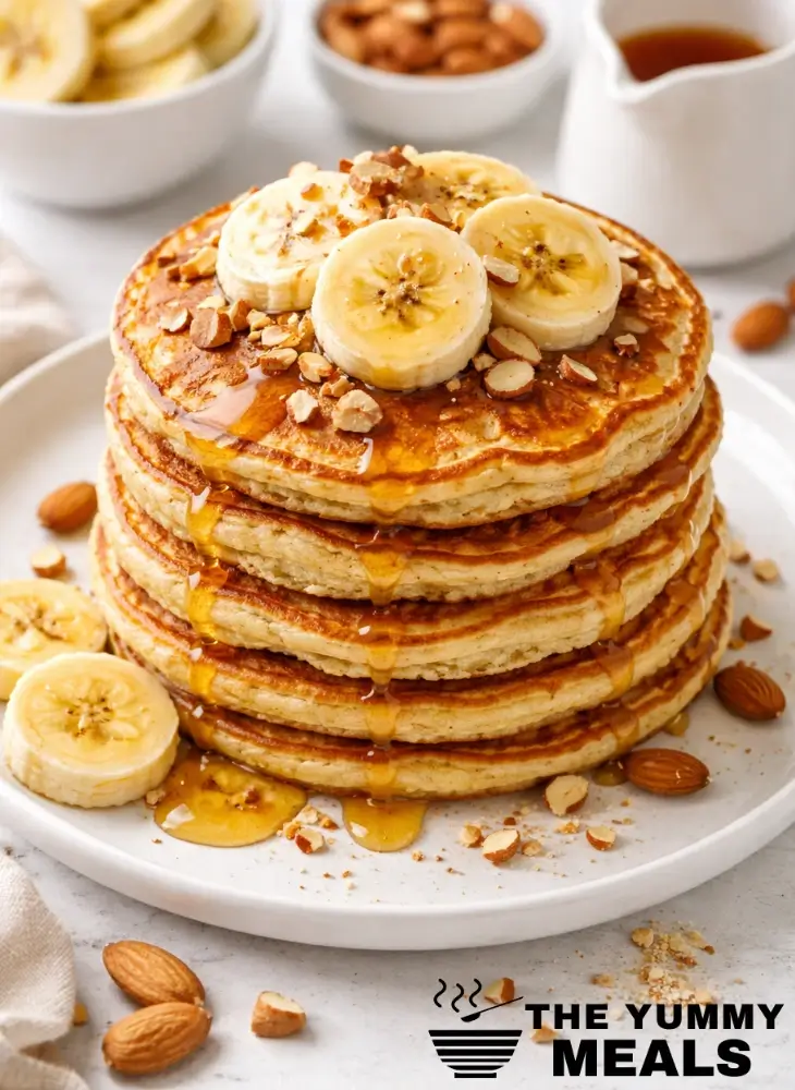Banana Almond Flour Pancakes