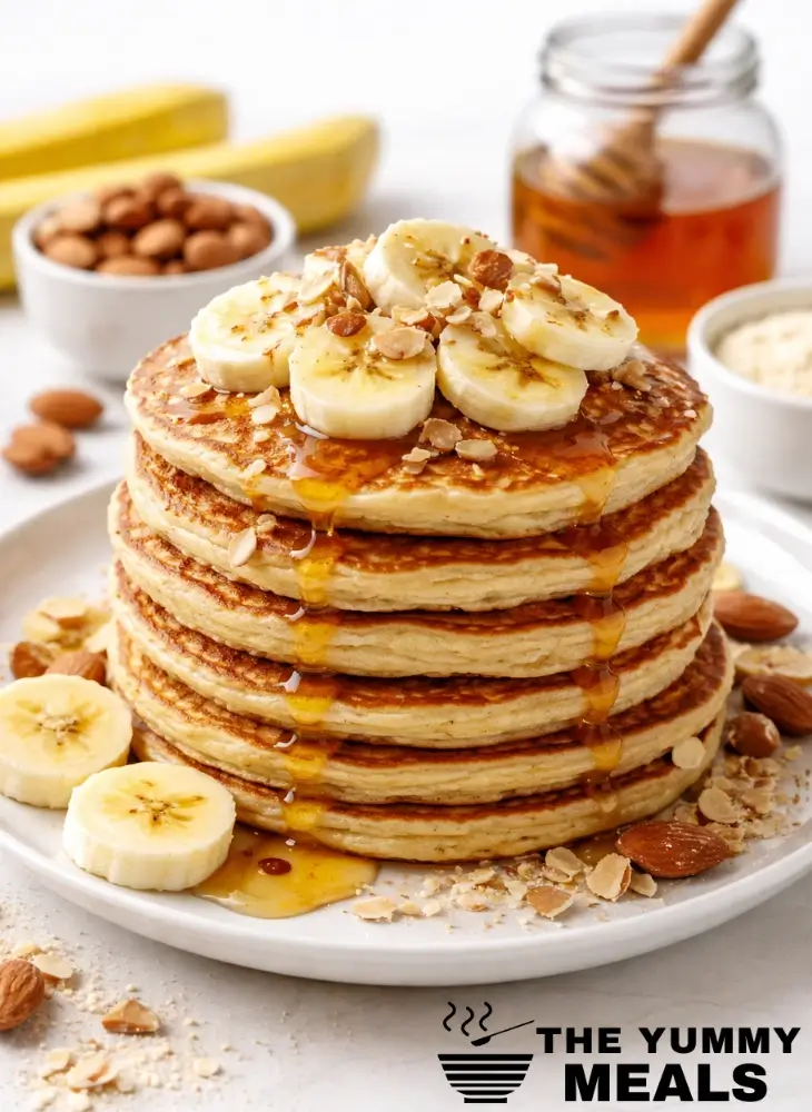 Banana Almond Flour Pancakes