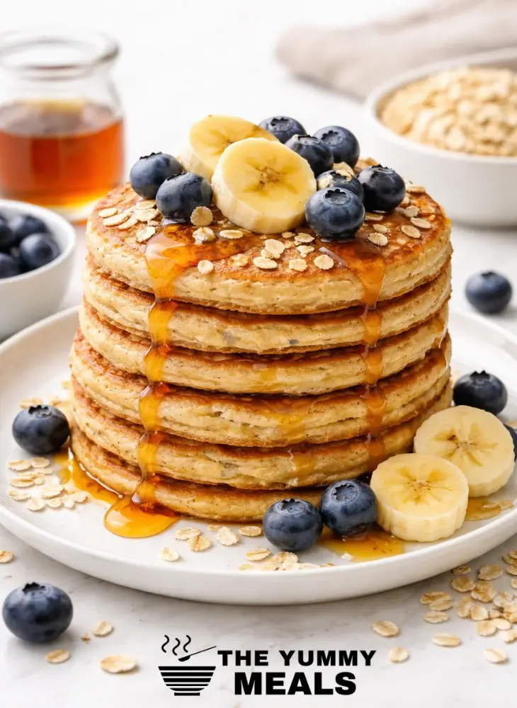 Blender Oatmeal Pancakes