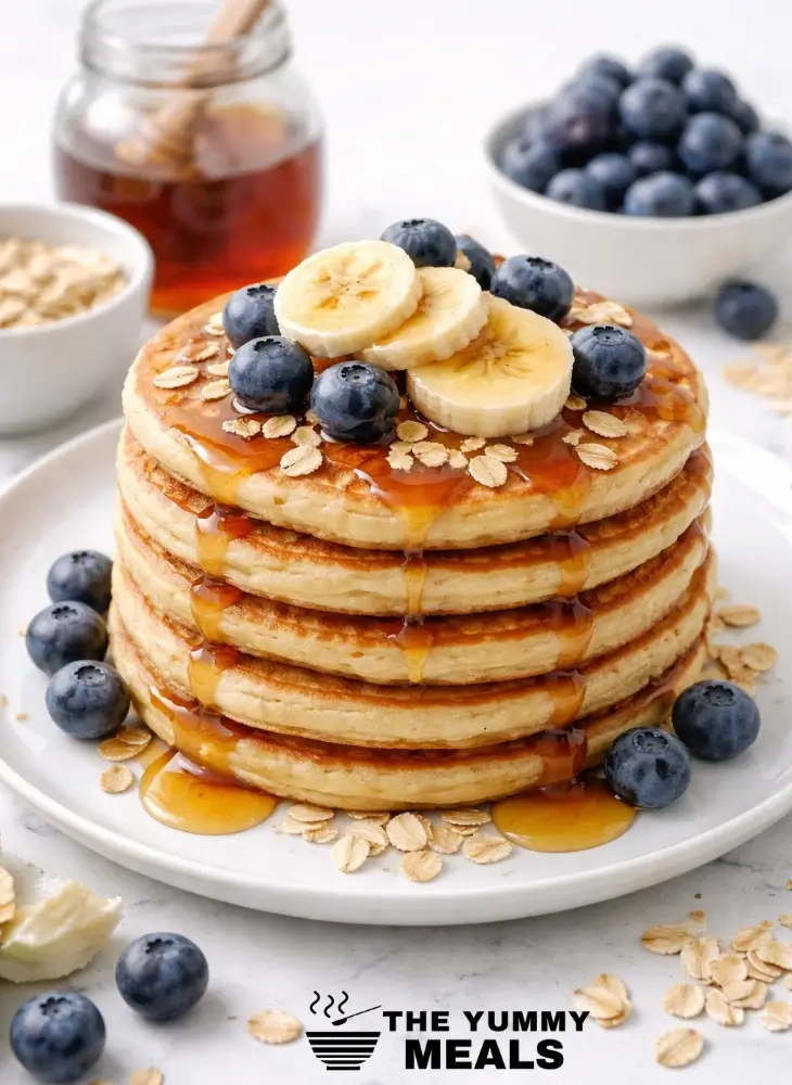 Blender Oatmeal Pancakes