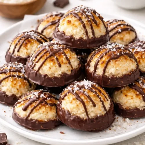 Chocolate Coconut Macaroons