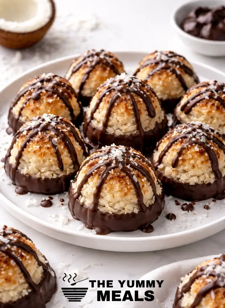 Chocolate Coconut Macaroons