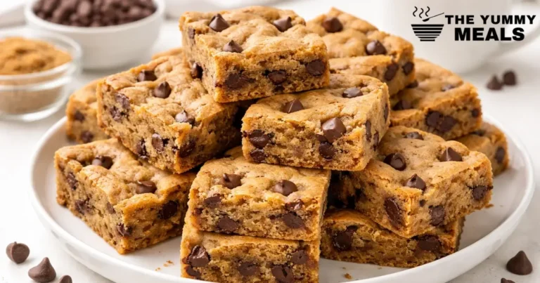 Coffee Chocolate Chip Blondies​