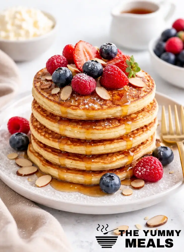 Cottage Cheese Almond Flour Pancakes