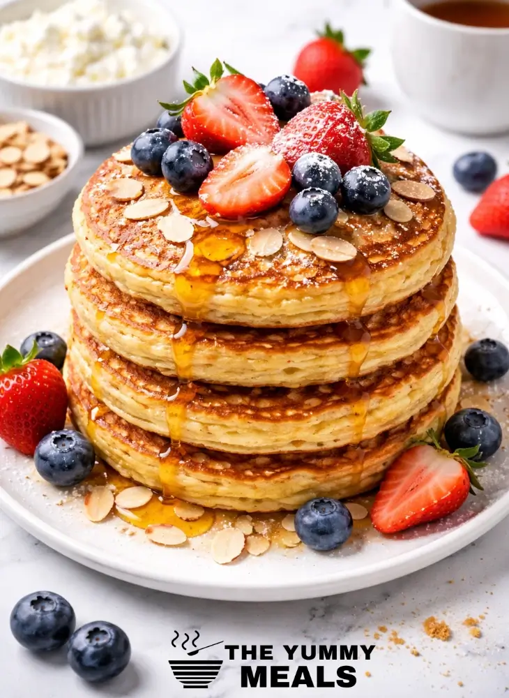 Cottage Cheese Almond Flour Pancakes