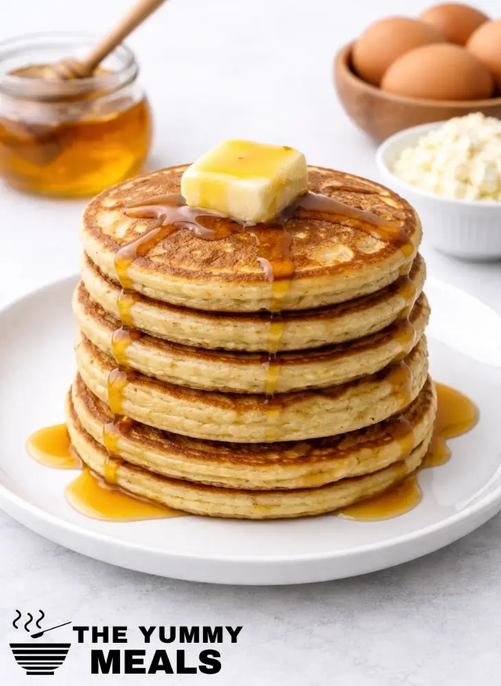 Cottage Cheese Almond Flour Pancakes