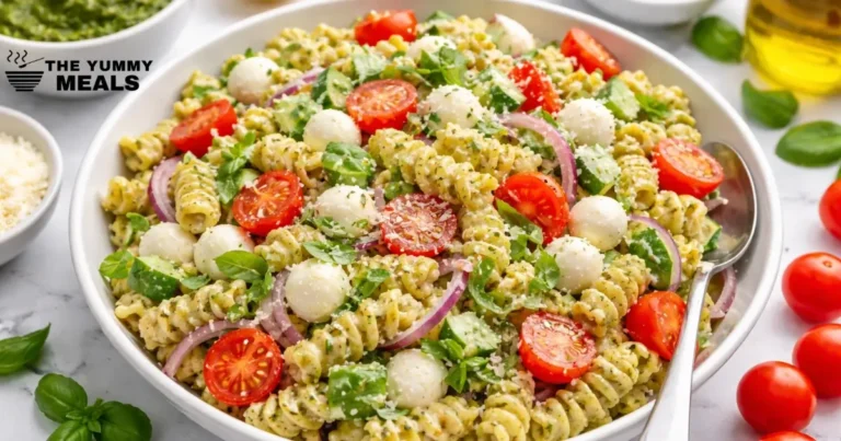 Creamy Pesto Pasta Salad