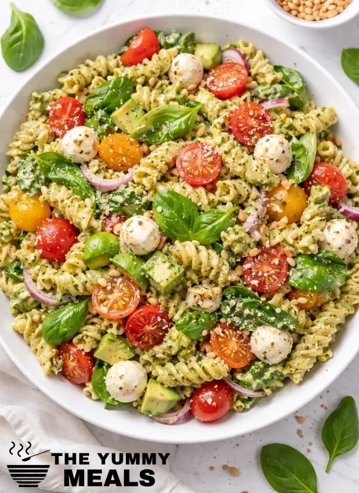 Creamy Pesto Pasta Salad