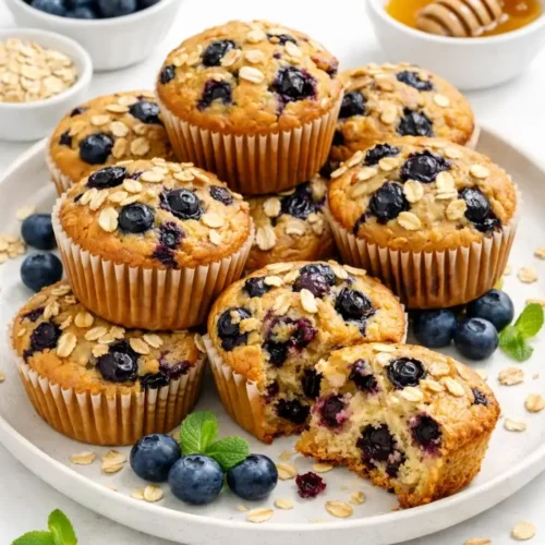Healthy Blueberry Muffins Recipe
