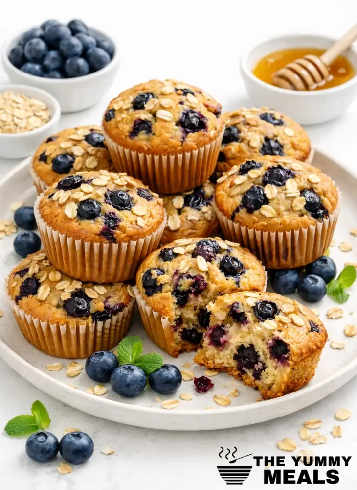 Healthy Blueberry Muffins Recipe