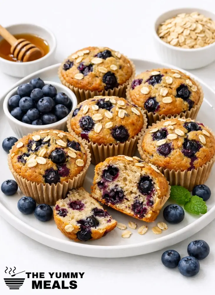 Healthy Blueberry Muffins Recipe