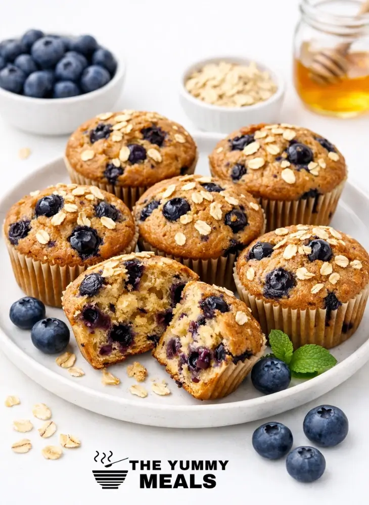 Healthy Blueberry Muffins Recipe
