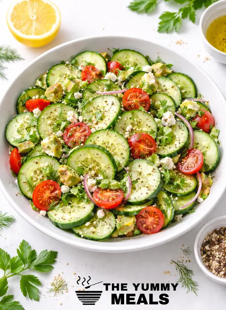 Healthy Cucumber Salad