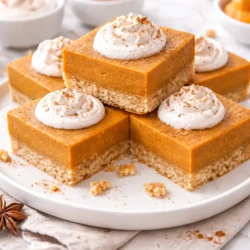 Healthy Pumpkin Pie Bars