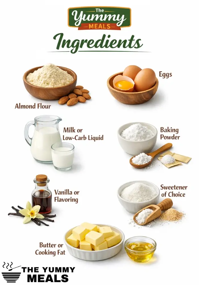 Keto Almond Flour Pancakes