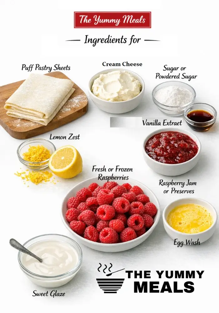 Raspberry Cheese Danish