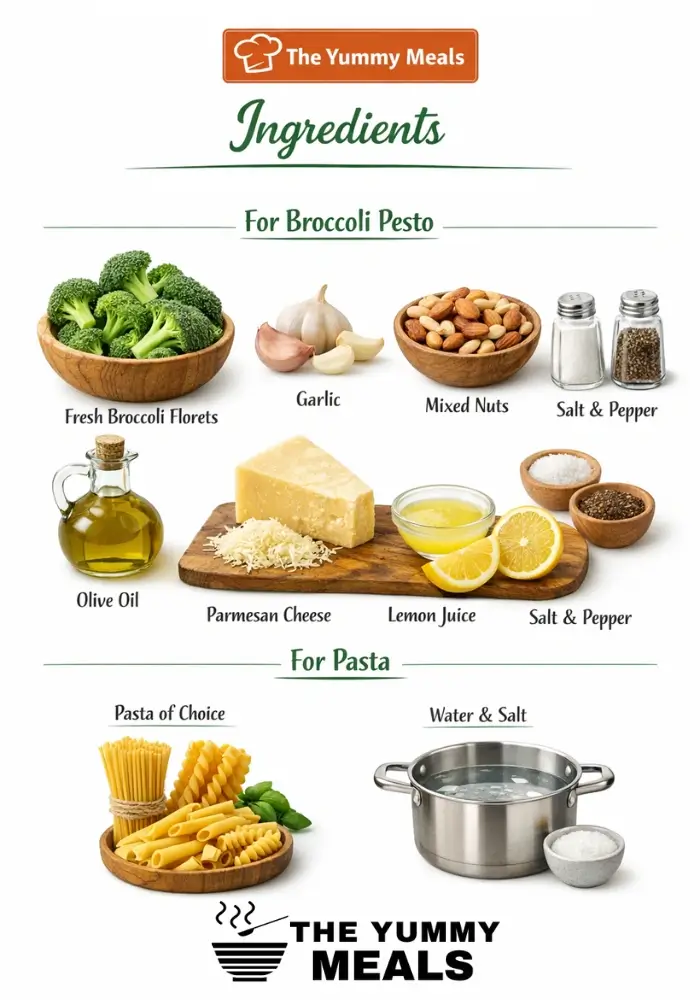 Broccoli Pesto Pasta Recipe