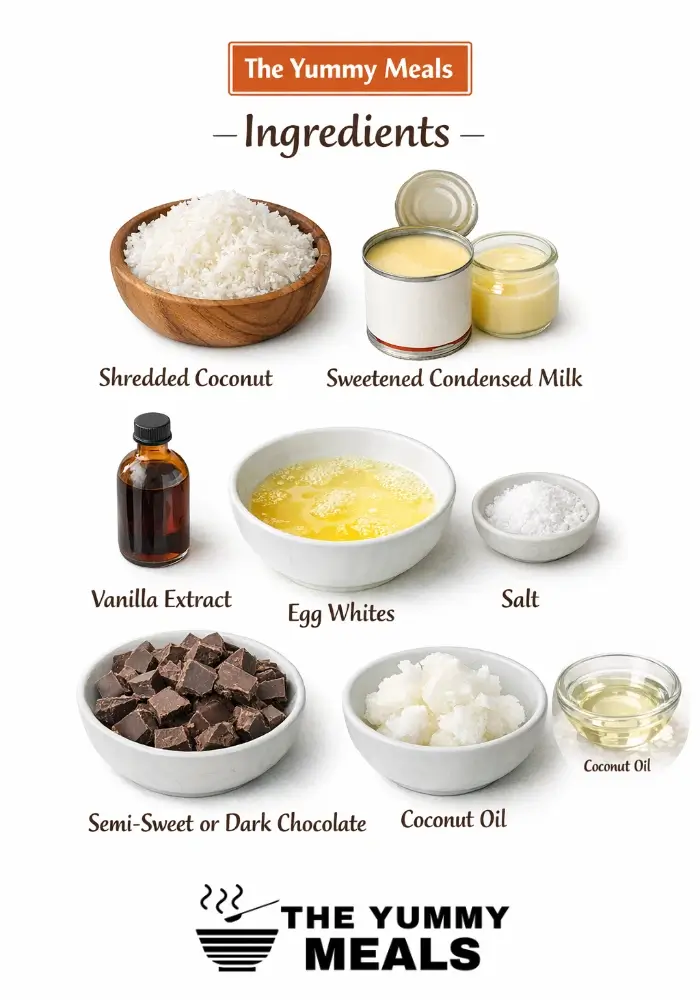 Chocolate Coconut Macaroons